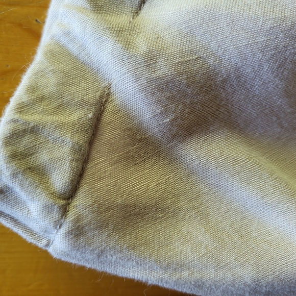 Izod. Linen blend skirt with ruffle. Natural colour. S. - Picture 7 of 8